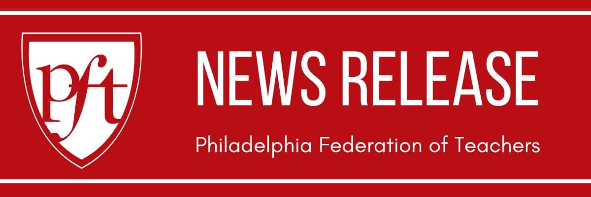 PFT PRESIDENT JERRY JORDAN ON "ACCELERATE PHILLY" SCHOOL DISTRICT 5-YEAR STRATEGIC PLAN
