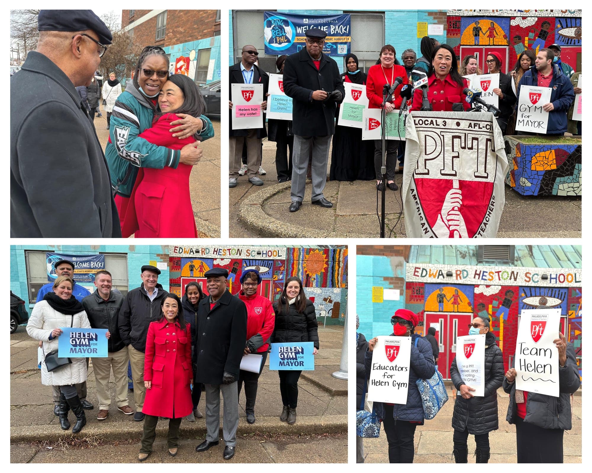 PFT MEMBERS VOTE OVERWHELMINGLY TO ENDORSE HELEN GYM FOR PHILADELPHIA'S NEXT MAYOR