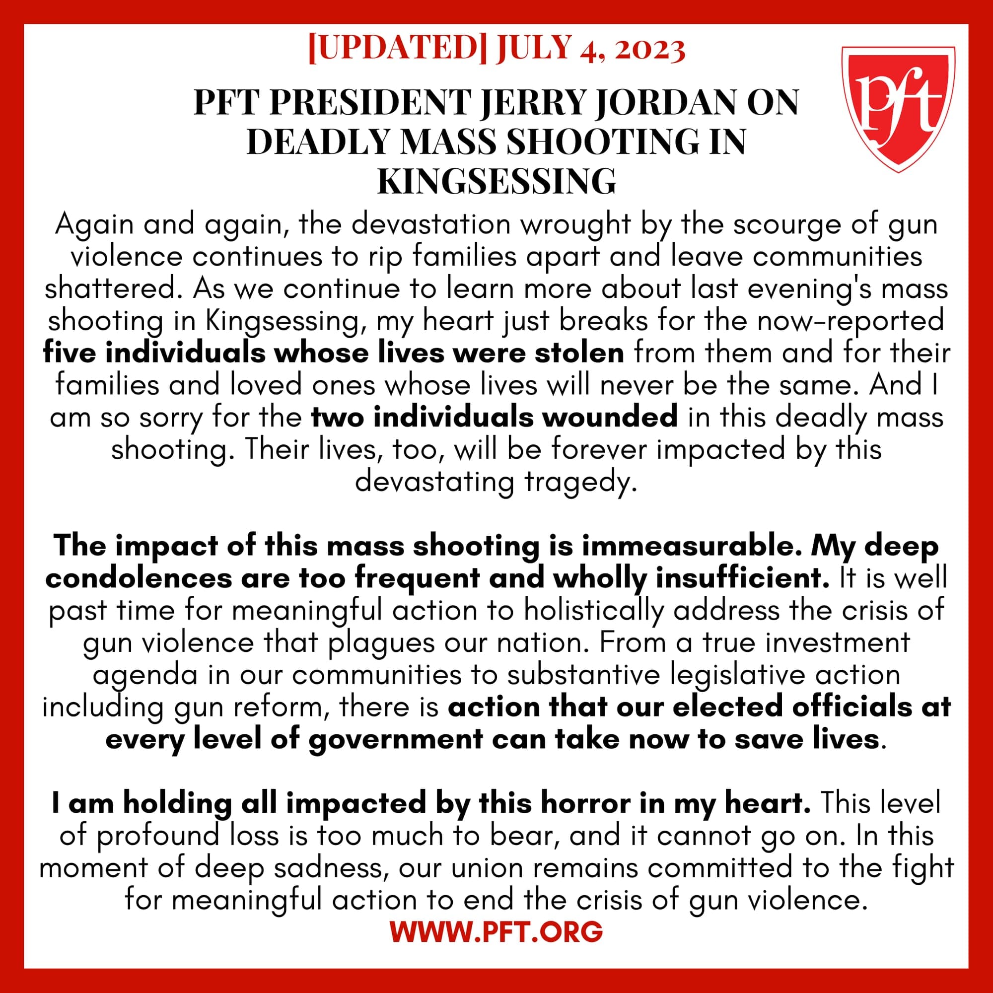 Statement 07042023