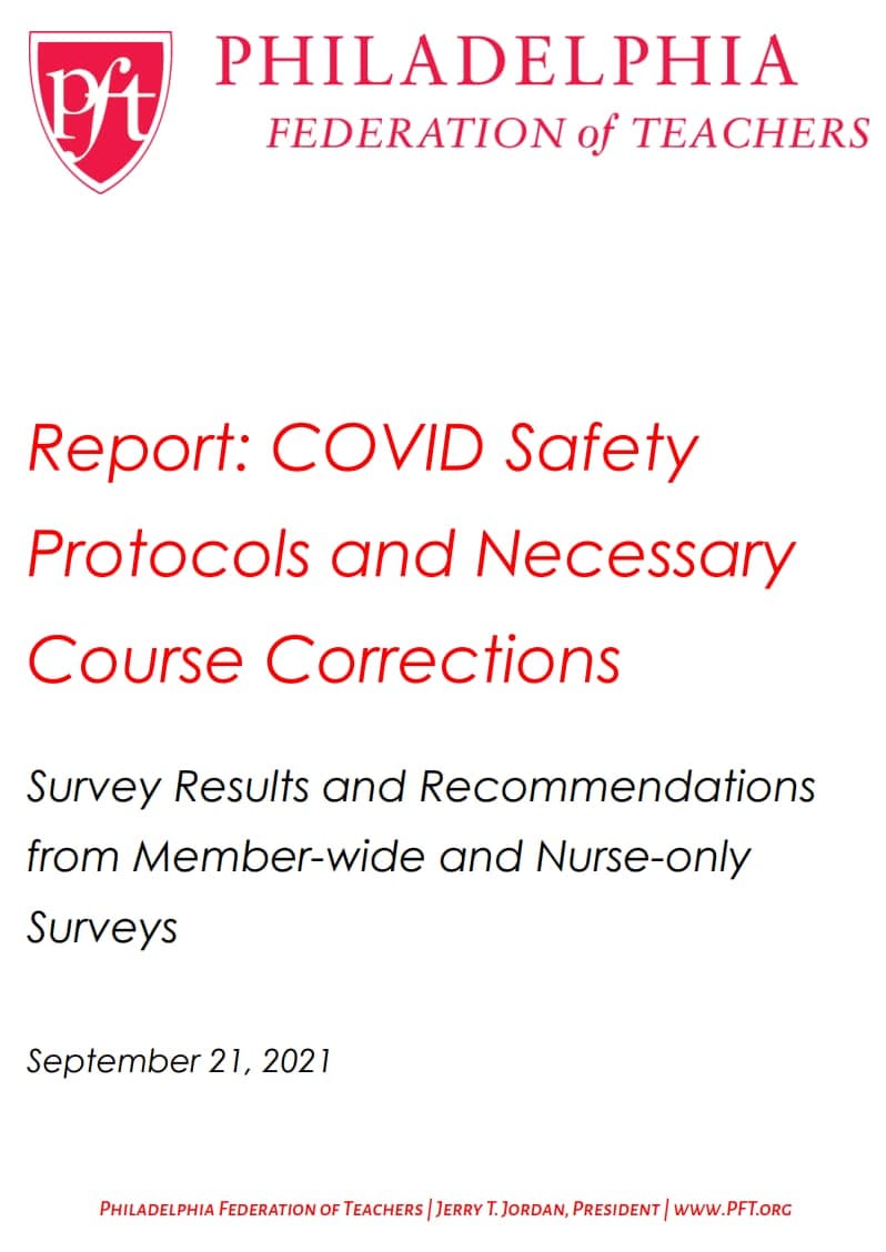 New PFT Report: COVID Safety Protocols and Necessary Course Corrections
