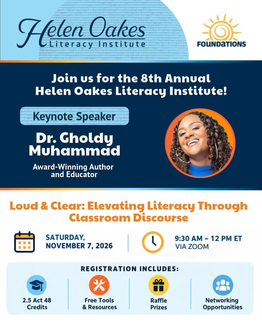 Helen Oakes Literacy Institute 2026