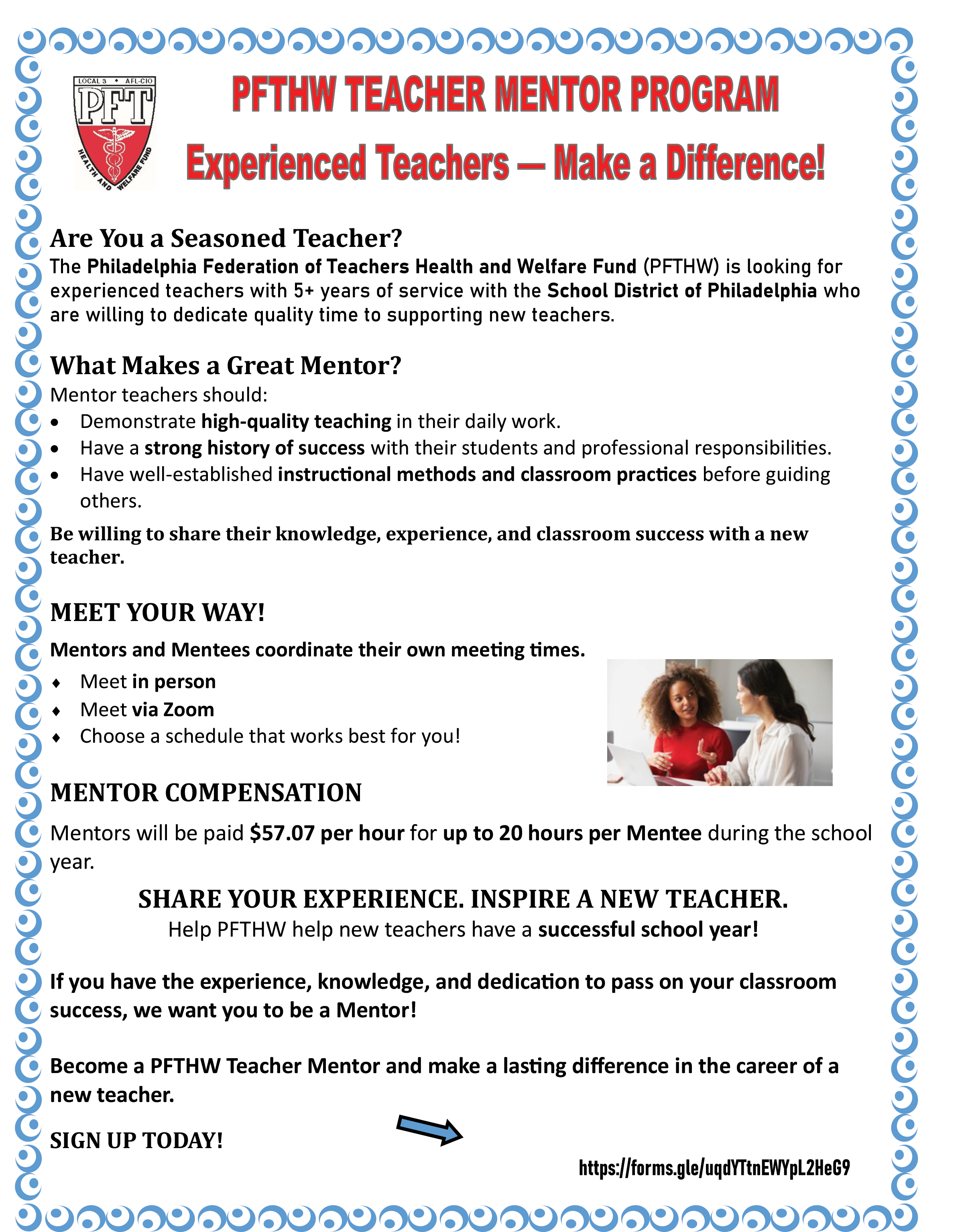 PFTHW Mentors
