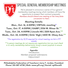 Proposals meetings dates