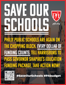 Save Our Schools flyer