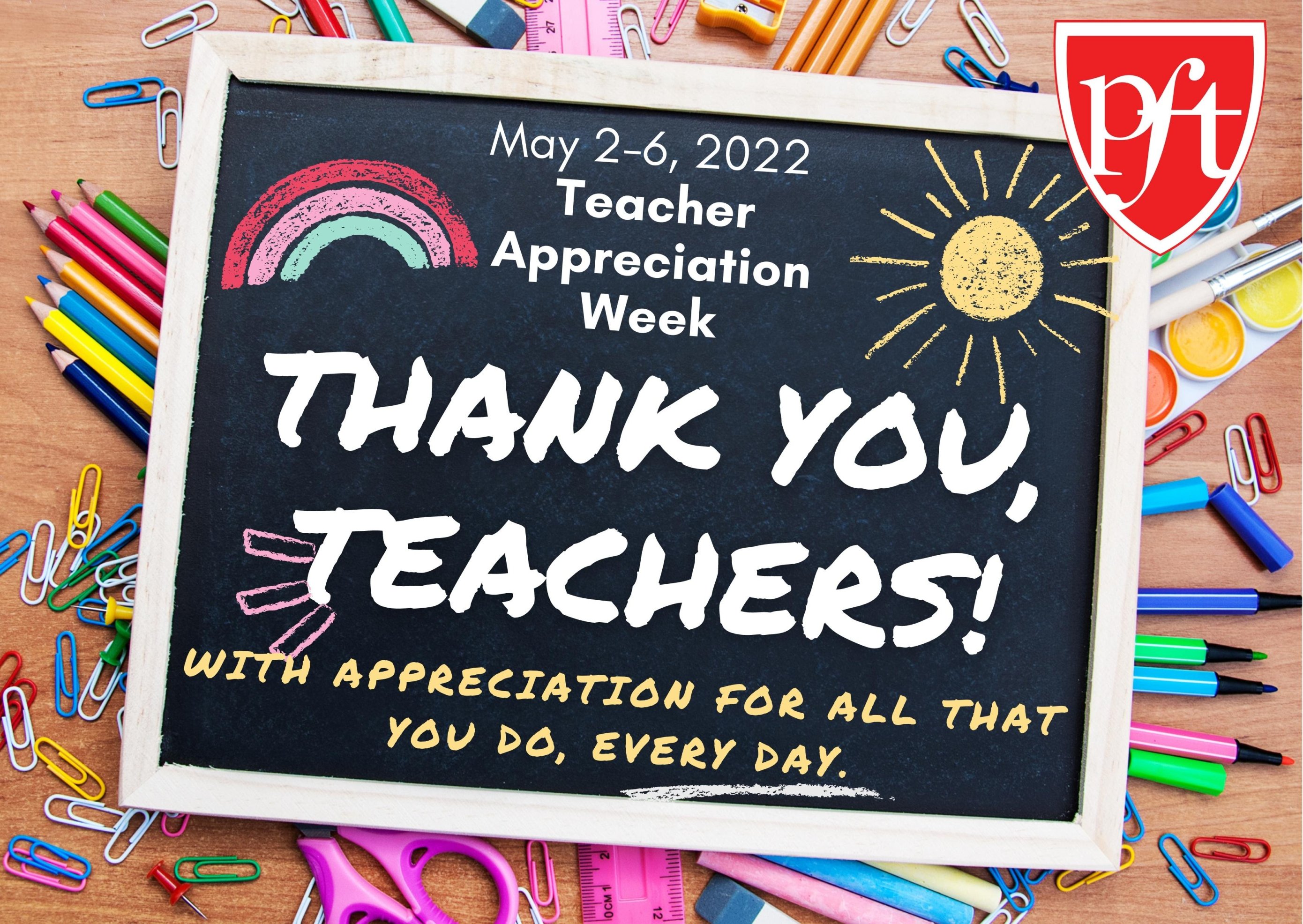 Happy Teacher Appreciation Week! | Philadelphia Federation of Teachers