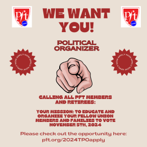 graphic advertising part-time organizer positions for the 2024 election